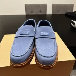 Jimmy Choo | Shoes | Jimmy Choo Blue And Brown Loafers  display picture 1